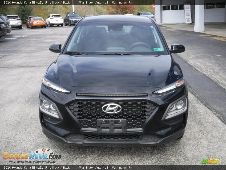 2020 Hyundai Kona SE AWD Ultra Black / Black Photo #4