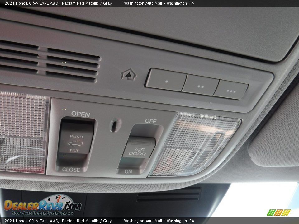 2021 Honda CR-V EX-L AWD Radiant Red Metallic / Gray Photo #27