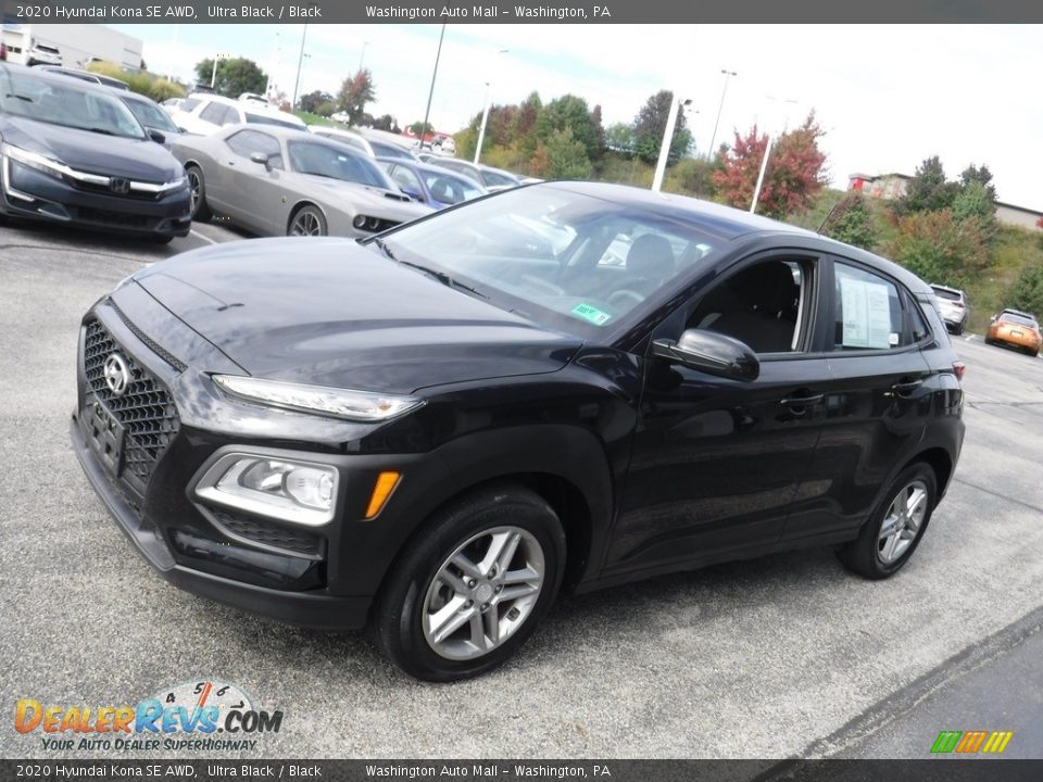 2020 Hyundai Kona SE AWD Ultra Black / Black Photo #5