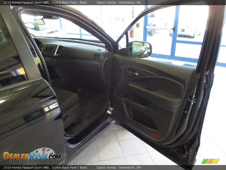2019 Honda Passport Sport AWD Crystal Black Pearl / Black Photo #14