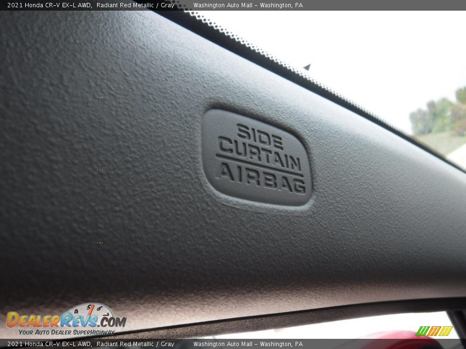 2021 Honda CR-V EX-L AWD Radiant Red Metallic / Gray Photo #28