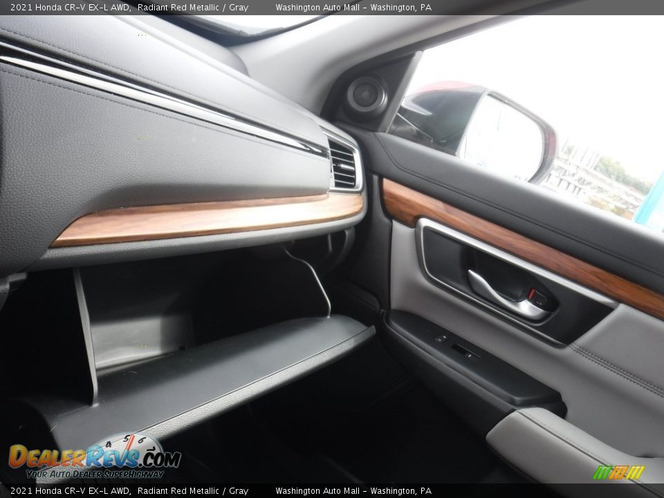 2021 Honda CR-V EX-L AWD Radiant Red Metallic / Gray Photo #29