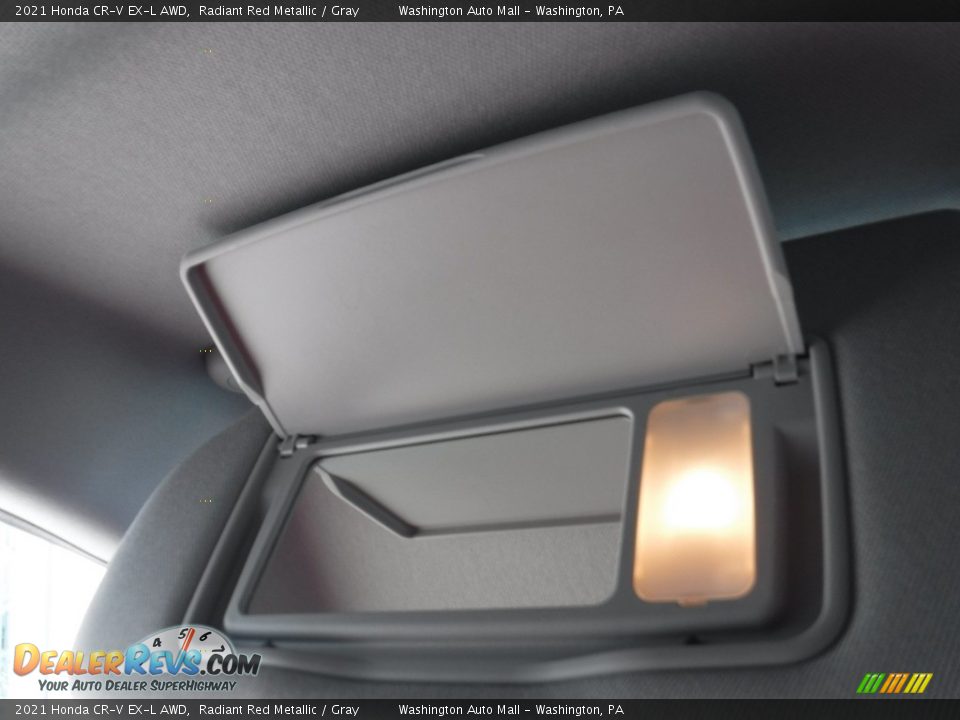 2021 Honda CR-V EX-L AWD Radiant Red Metallic / Gray Photo #30