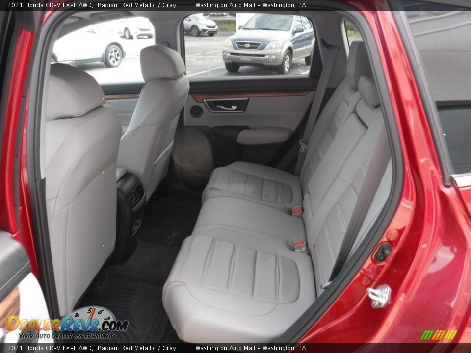 2021 Honda CR-V EX-L AWD Radiant Red Metallic / Gray Photo #31