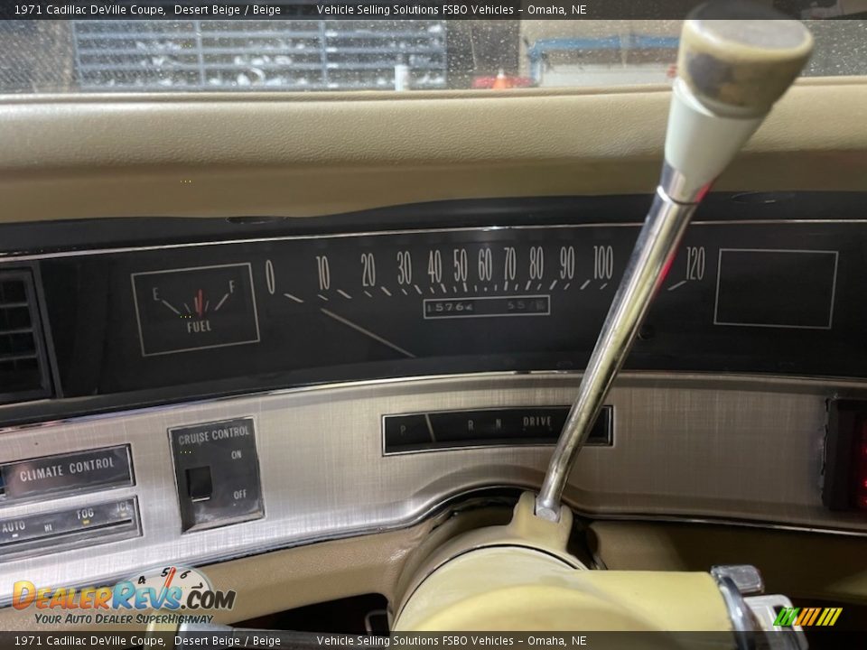 Dashboard of 1971 Cadillac DeVille Coupe Photo #2