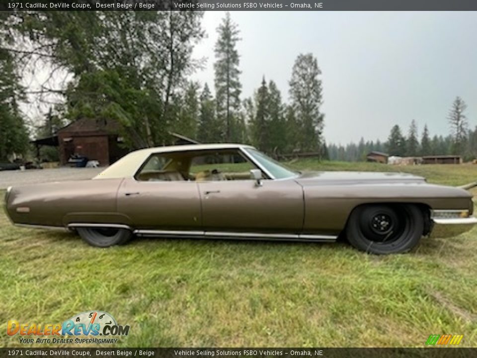 Desert Beige 1971 Cadillac DeVille Coupe Photo #4