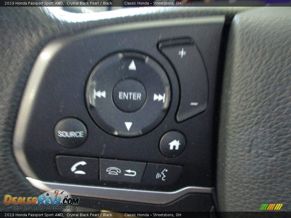2019 Honda Passport Sport AWD Crystal Black Pearl / Black Photo #32