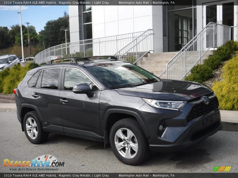 2019 Toyota RAV4 XLE AWD Hybrid Magnetic Gray Metallic / Light Gray Photo #1