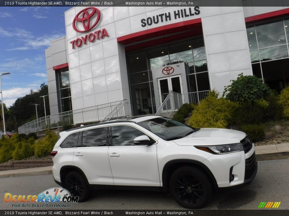 2019 Toyota Highlander SE AWD Blizzard Pearl White / Black Photo #2