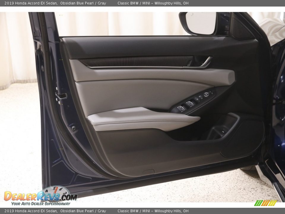 2019 Honda Accord EX Sedan Obsidian Blue Pearl / Gray Photo #4