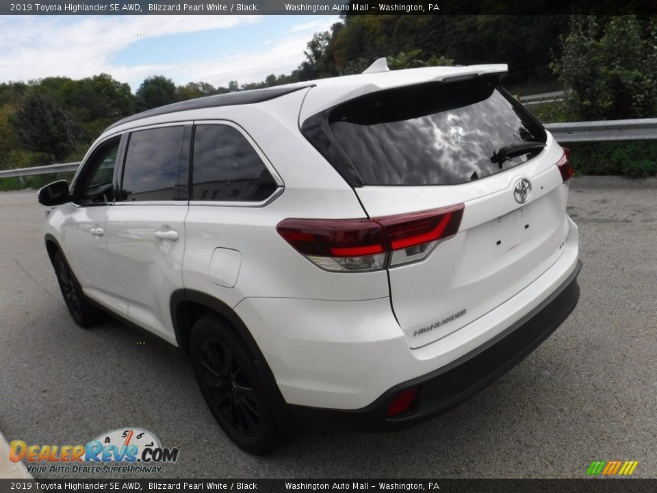 2019 Toyota Highlander SE AWD Blizzard Pearl White / Black Photo #13