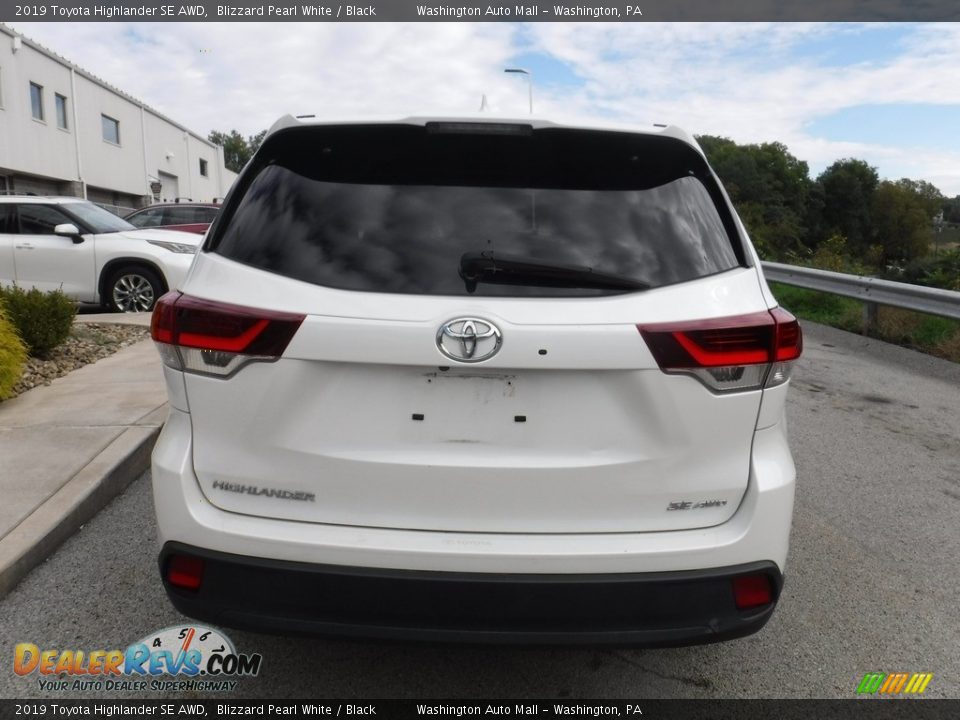 2019 Toyota Highlander SE AWD Blizzard Pearl White / Black Photo #14