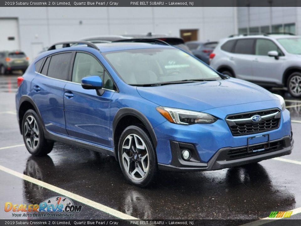 2019 Subaru Crosstrek 2.0i Limited Quartz Blue Pearl / Gray Photo #4