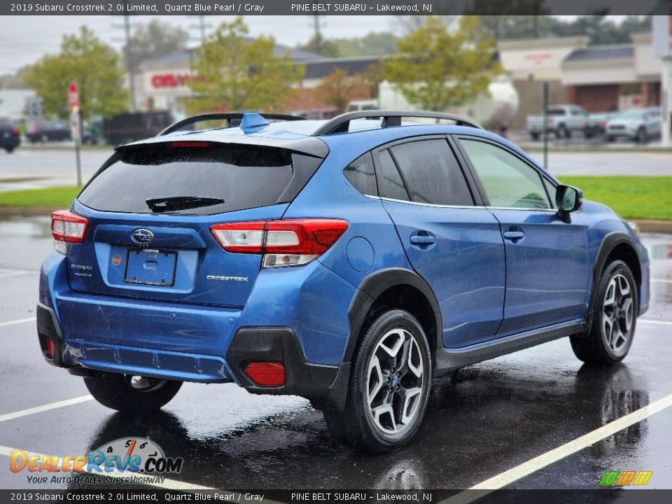 2019 Subaru Crosstrek 2.0i Limited Quartz Blue Pearl / Gray Photo #8