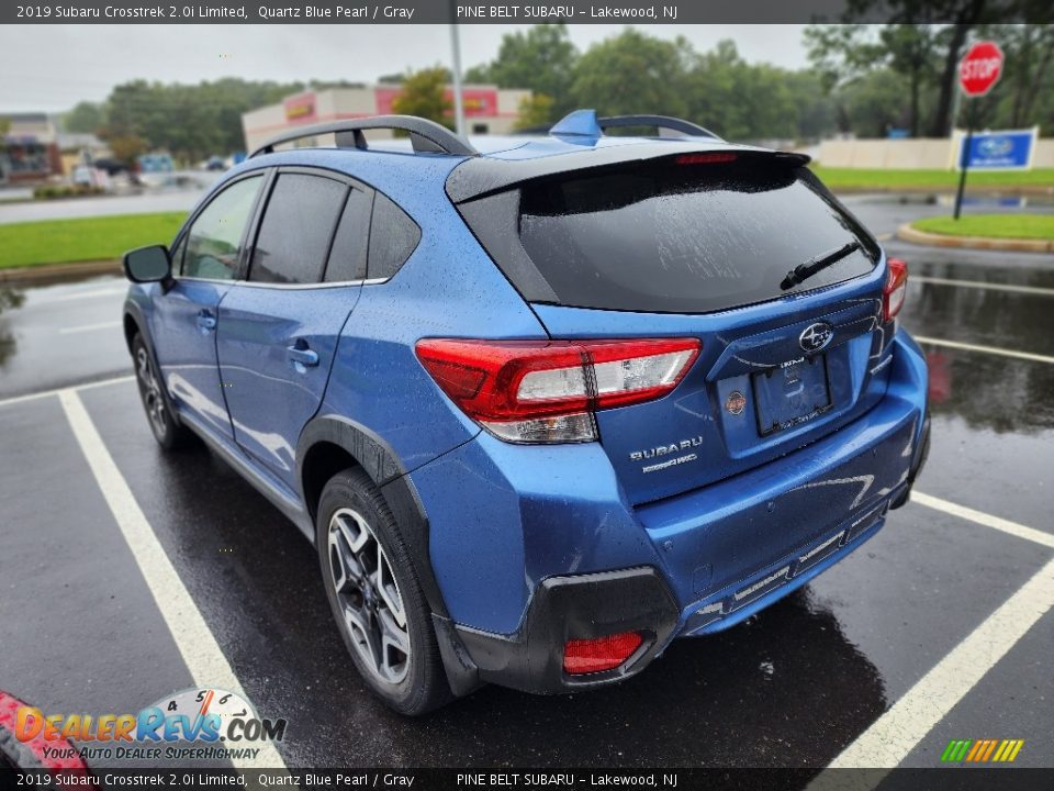 2019 Subaru Crosstrek 2.0i Limited Quartz Blue Pearl / Gray Photo #10