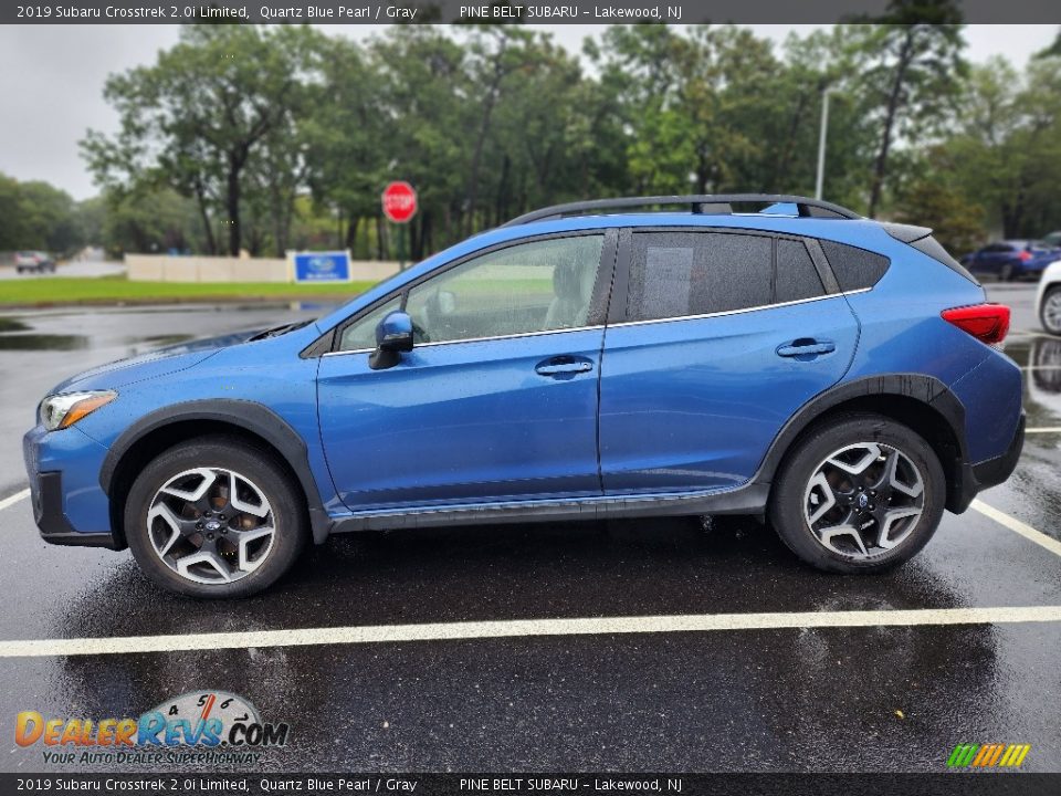 2019 Subaru Crosstrek 2.0i Limited Quartz Blue Pearl / Gray Photo #11