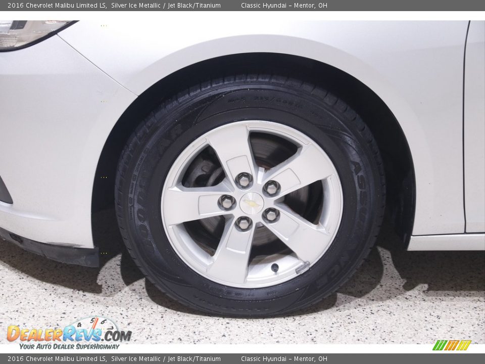 2016 Chevrolet Malibu Limited LS Silver Ice Metallic / Jet Black/Titanium Photo #17
