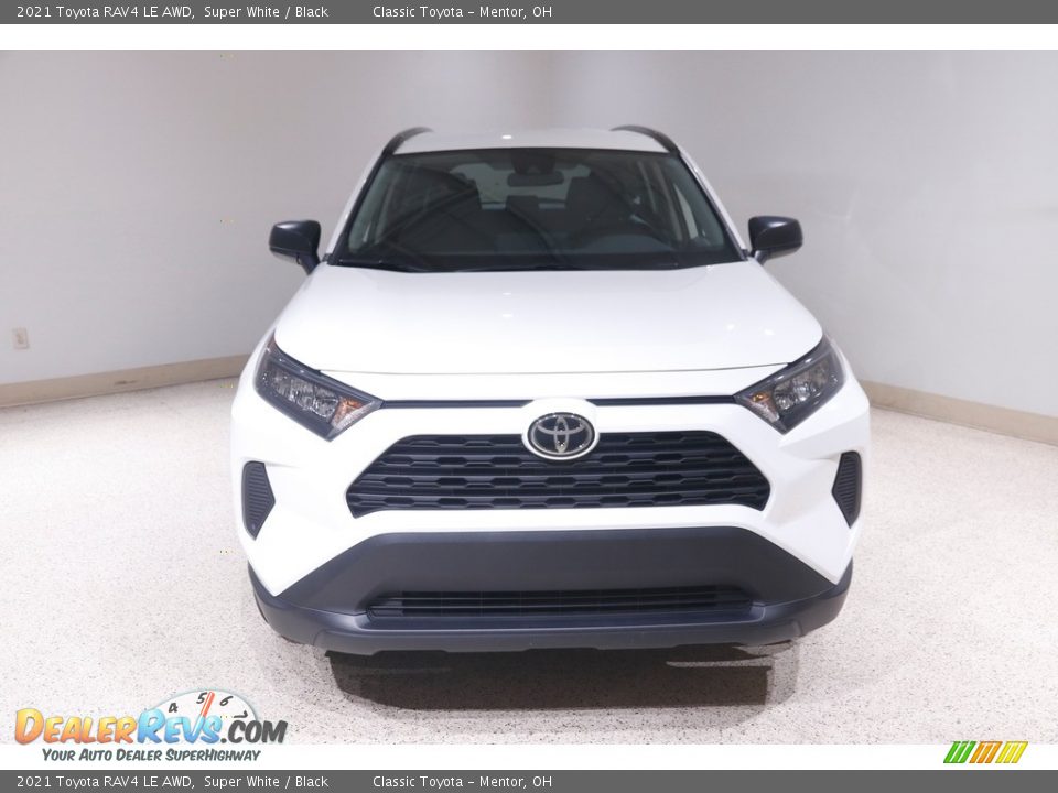 2021 Toyota RAV4 LE AWD Super White / Black Photo #2