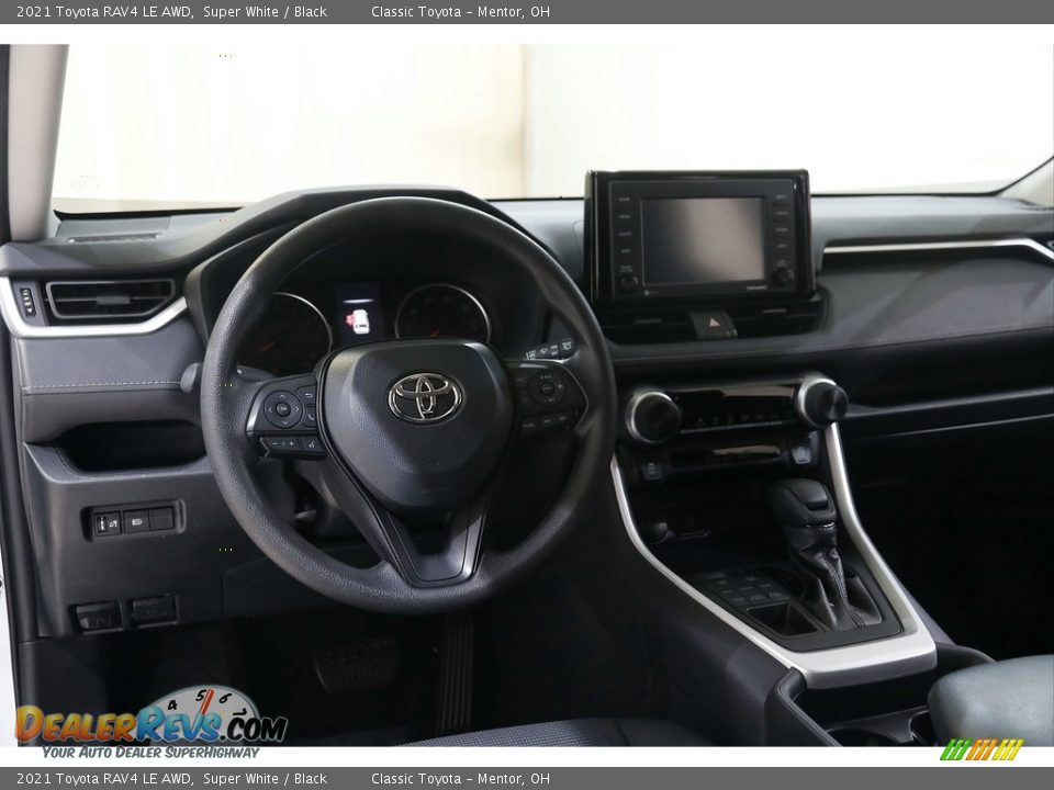 2021 Toyota RAV4 LE AWD Super White / Black Photo #6