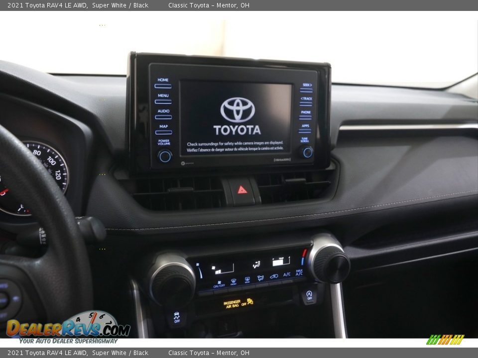 2021 Toyota RAV4 LE AWD Super White / Black Photo #9