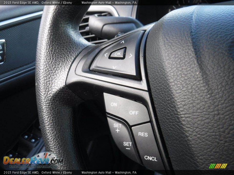 2015 Ford Edge SE AWD Steering Wheel Photo #7