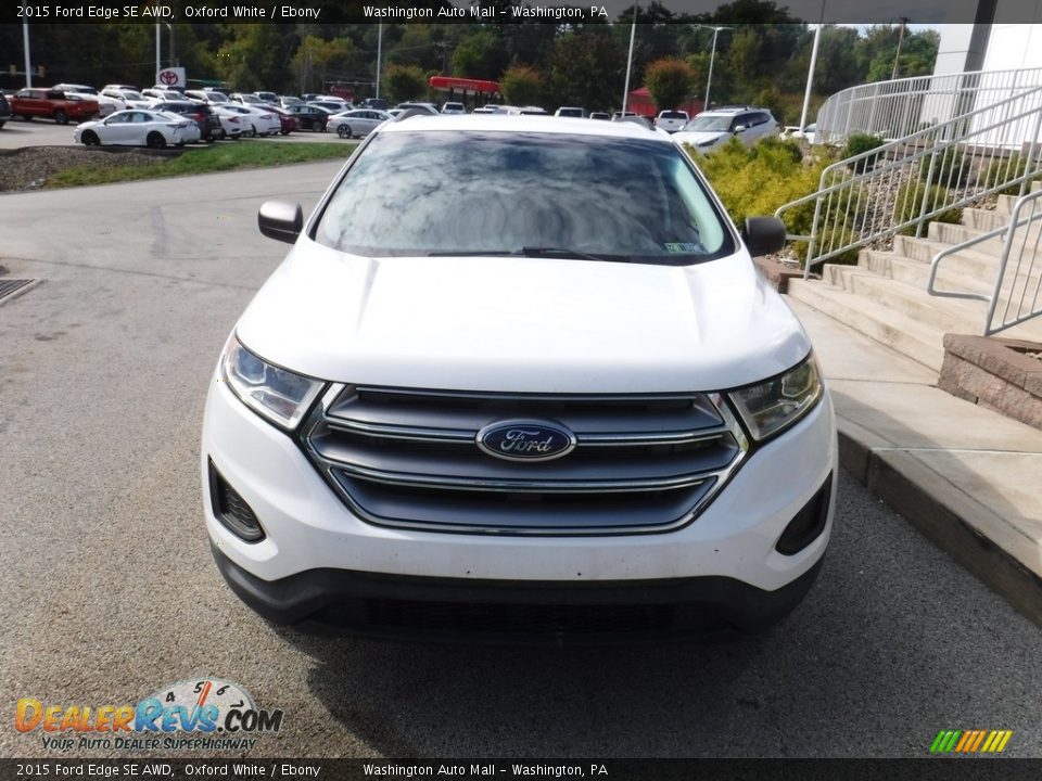 2015 Ford Edge SE AWD Oxford White / Ebony Photo #9