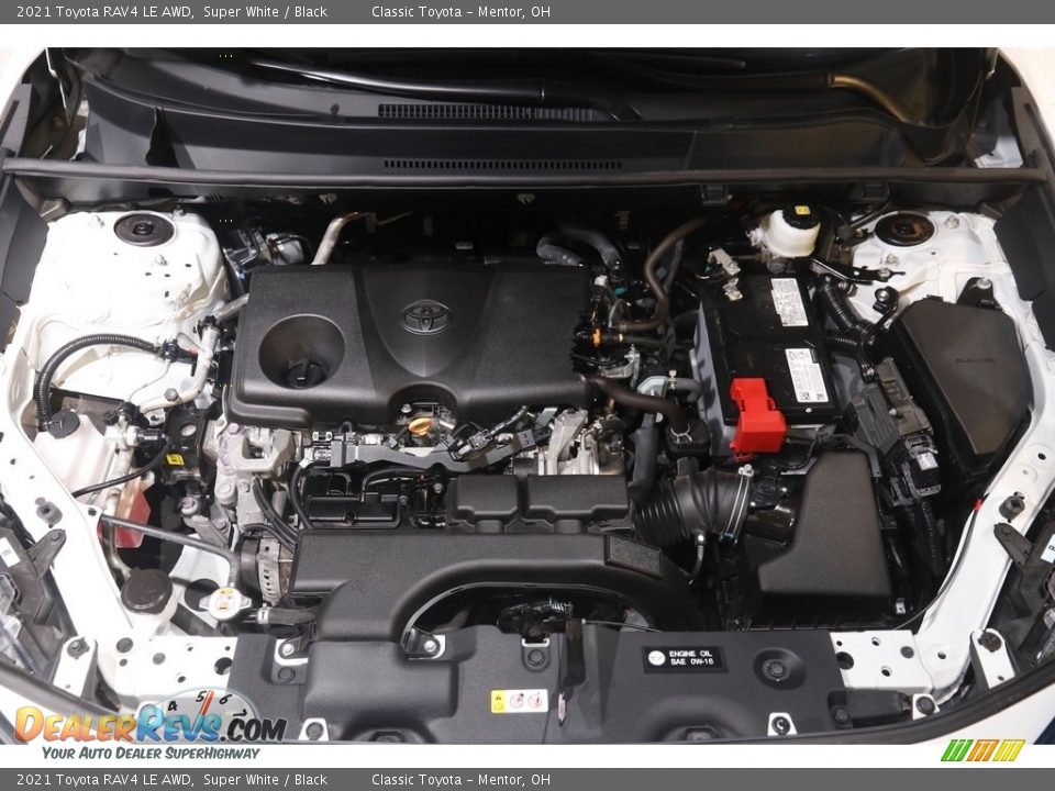 2021 Toyota RAV4 LE AWD Super White / Black Photo #18