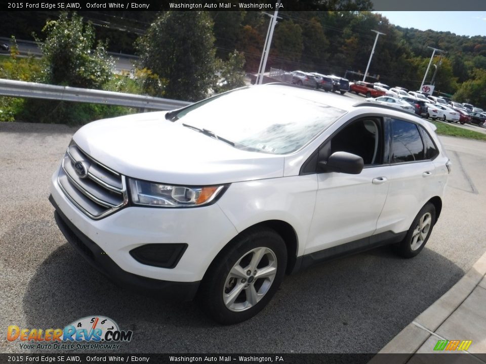 2015 Ford Edge SE AWD Oxford White / Ebony Photo #10