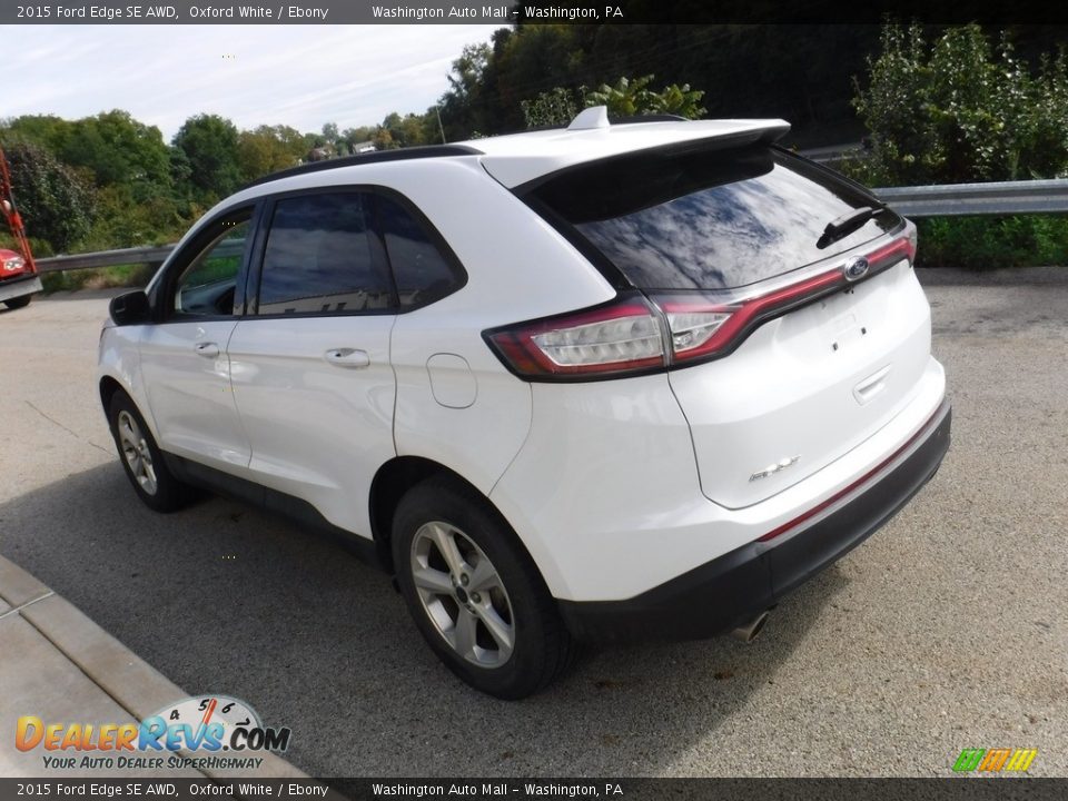 2015 Ford Edge SE AWD Oxford White / Ebony Photo #12