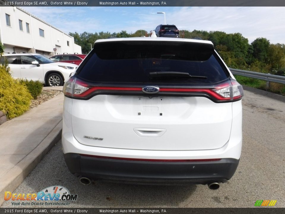 2015 Ford Edge SE AWD Oxford White / Ebony Photo #13