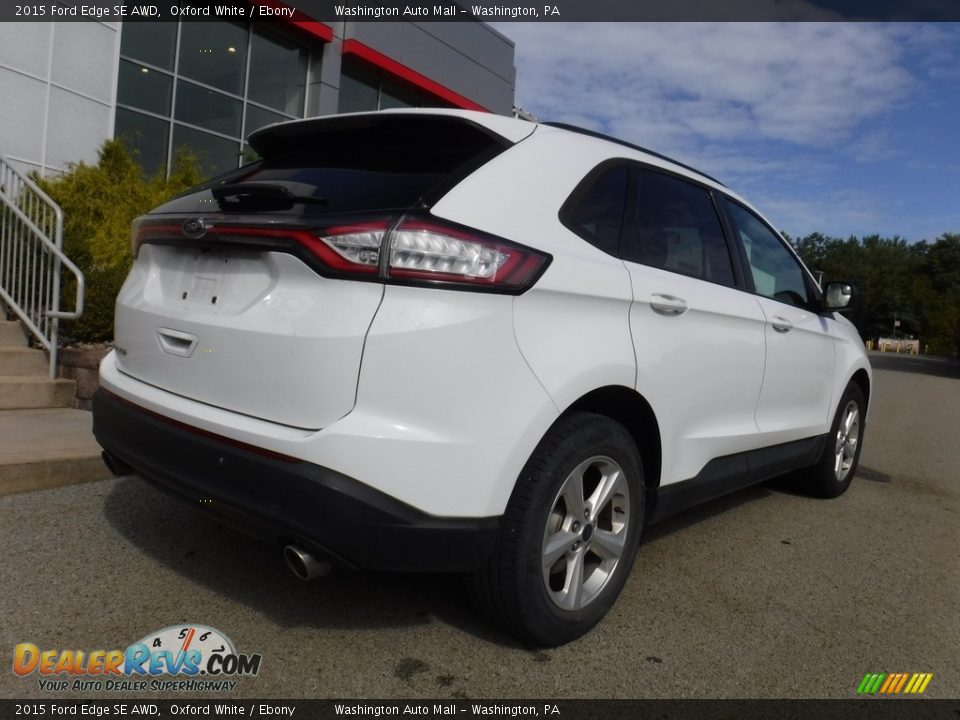 2015 Ford Edge SE AWD Oxford White / Ebony Photo #14