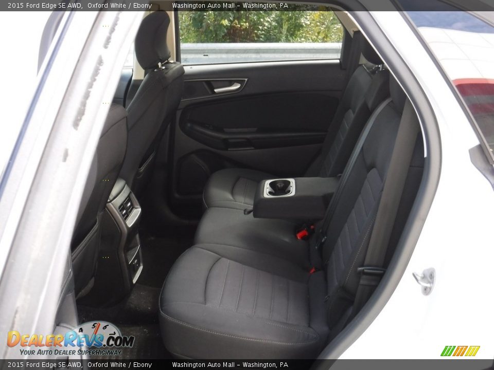 2015 Ford Edge SE AWD Oxford White / Ebony Photo #23