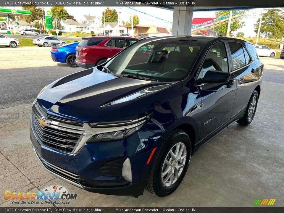 2022 Chevrolet Equinox LT Blue Glow Metallic / Jet Black Photo #2