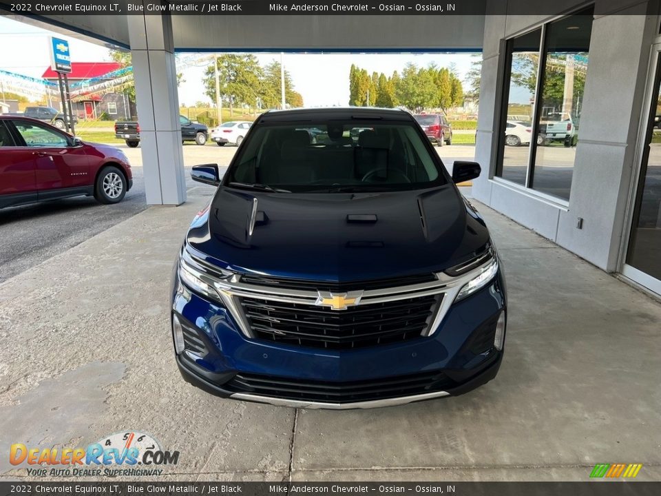 2022 Chevrolet Equinox LT Blue Glow Metallic / Jet Black Photo #3