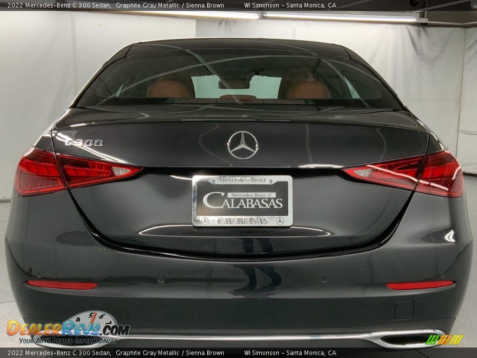 2022 Mercedes-Benz C 300 Sedan Graphite Gray Metallic / Sienna Brown Photo #5