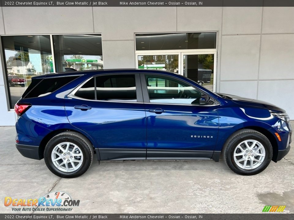 2022 Chevrolet Equinox LT Blue Glow Metallic / Jet Black Photo #6