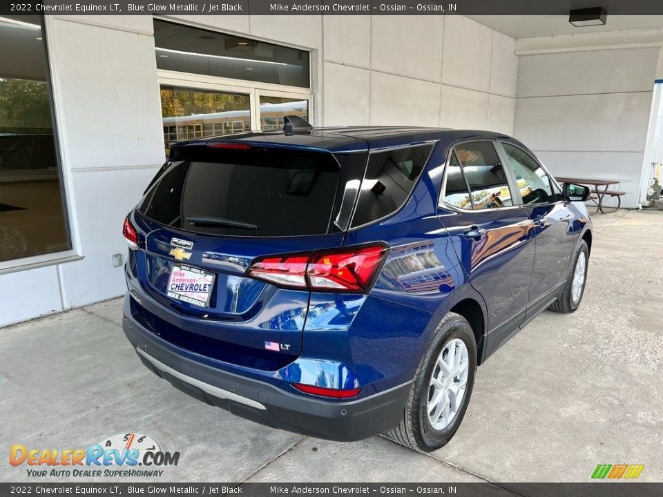 2022 Chevrolet Equinox LT Blue Glow Metallic / Jet Black Photo #7