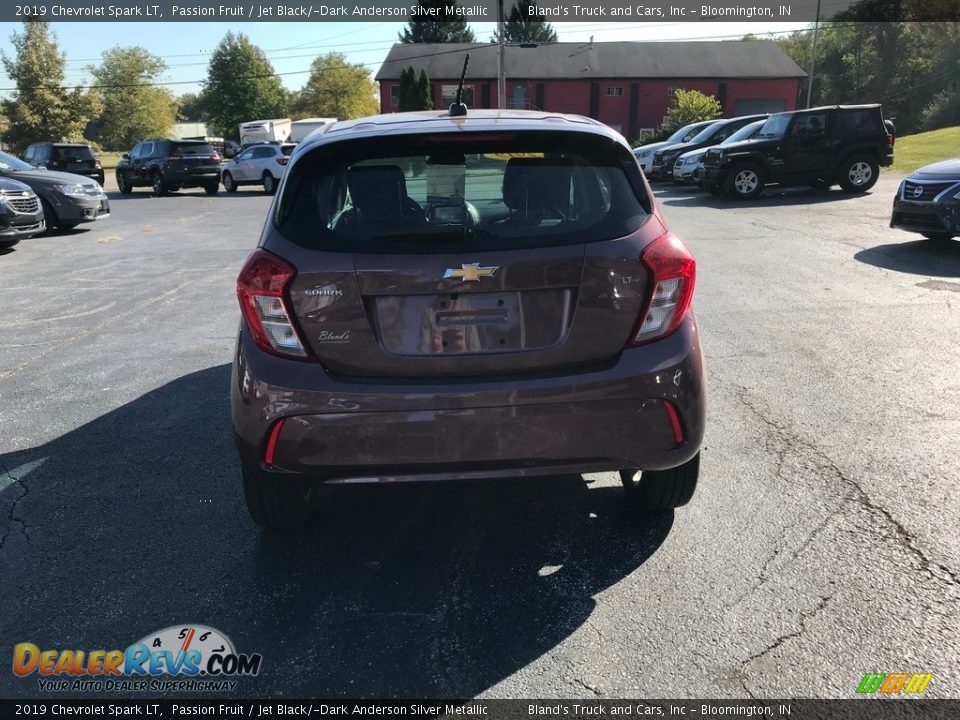 2019 Chevrolet Spark LT Passion Fruit / Jet Black/­Dark Anderson Silver Metallic Photo #7