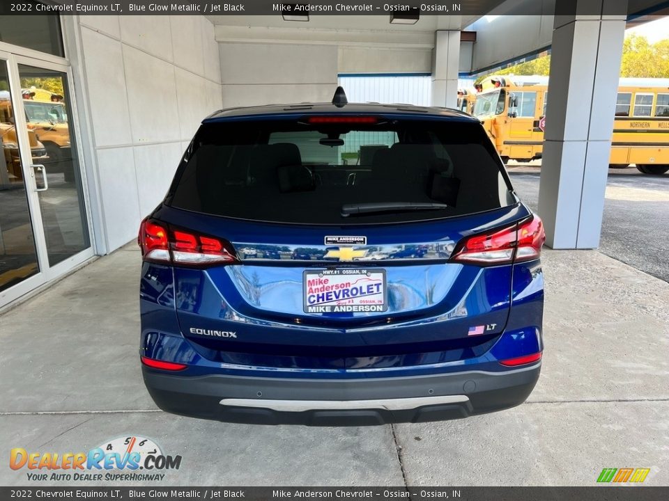 2022 Chevrolet Equinox LT Blue Glow Metallic / Jet Black Photo #8