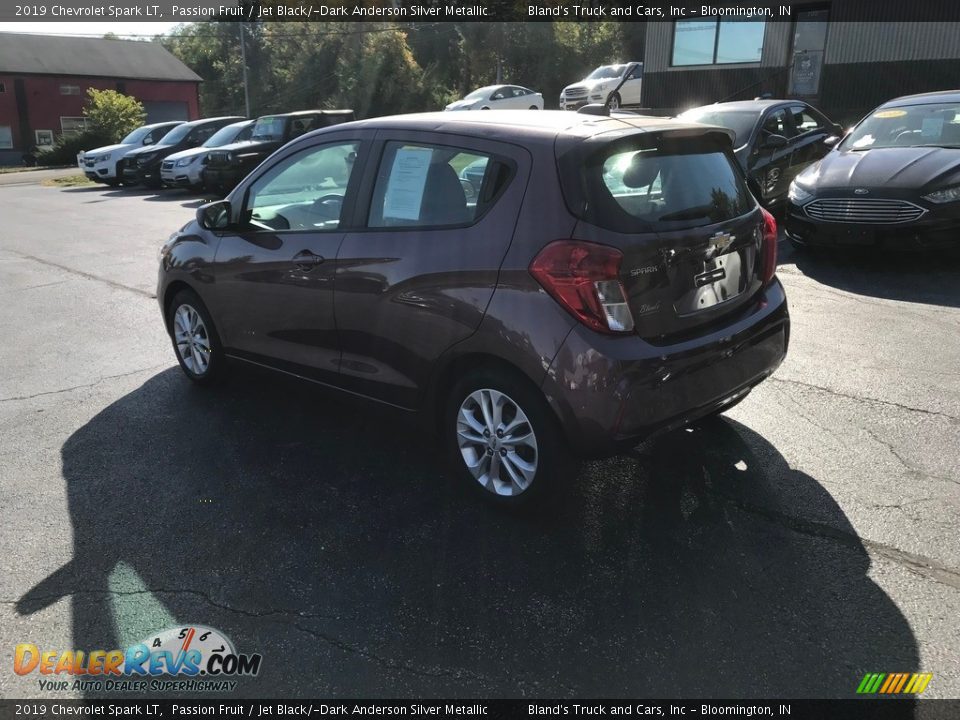 2019 Chevrolet Spark LT Passion Fruit / Jet Black/­Dark Anderson Silver Metallic Photo #8