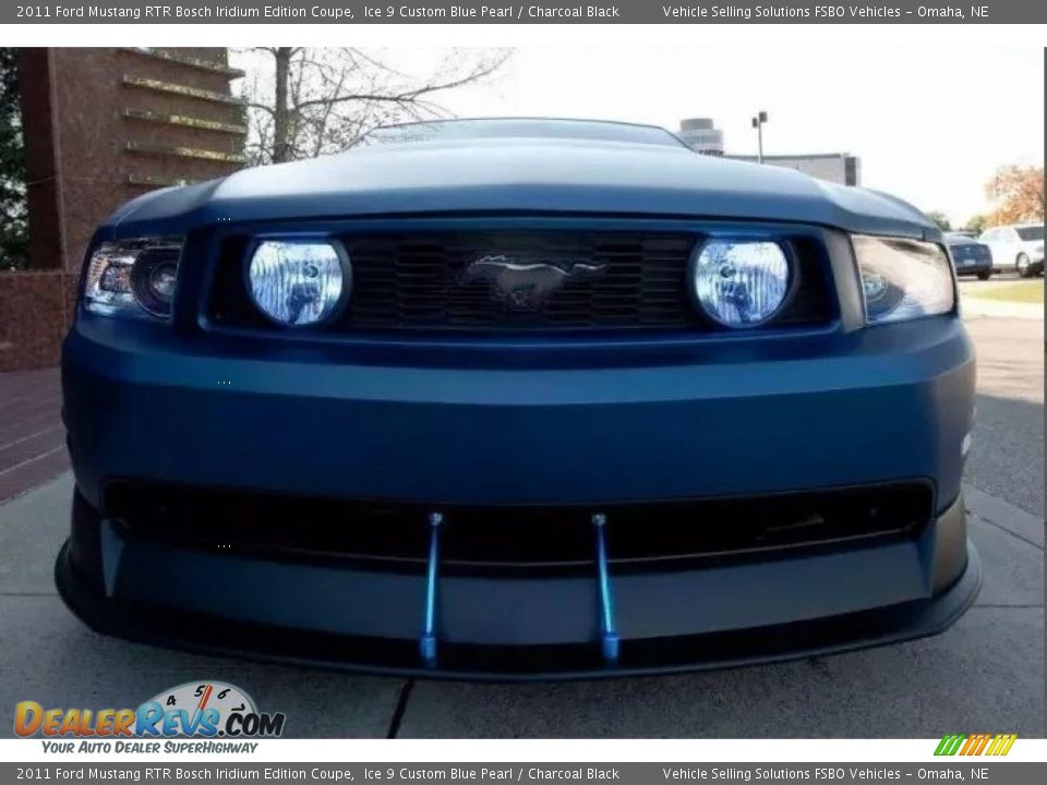 2011 Ford Mustang RTR Bosch Iridium Edition Coupe Ice 9 Custom Blue Pearl / Charcoal Black Photo #16