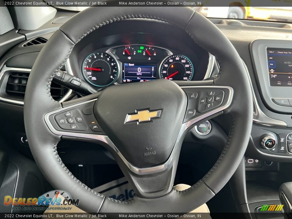 2022 Chevrolet Equinox LT Blue Glow Metallic / Jet Black Photo #18