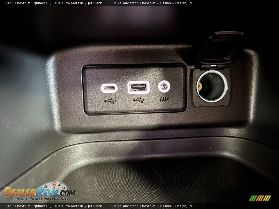2022 Chevrolet Equinox LT Blue Glow Metallic / Jet Black Photo #24