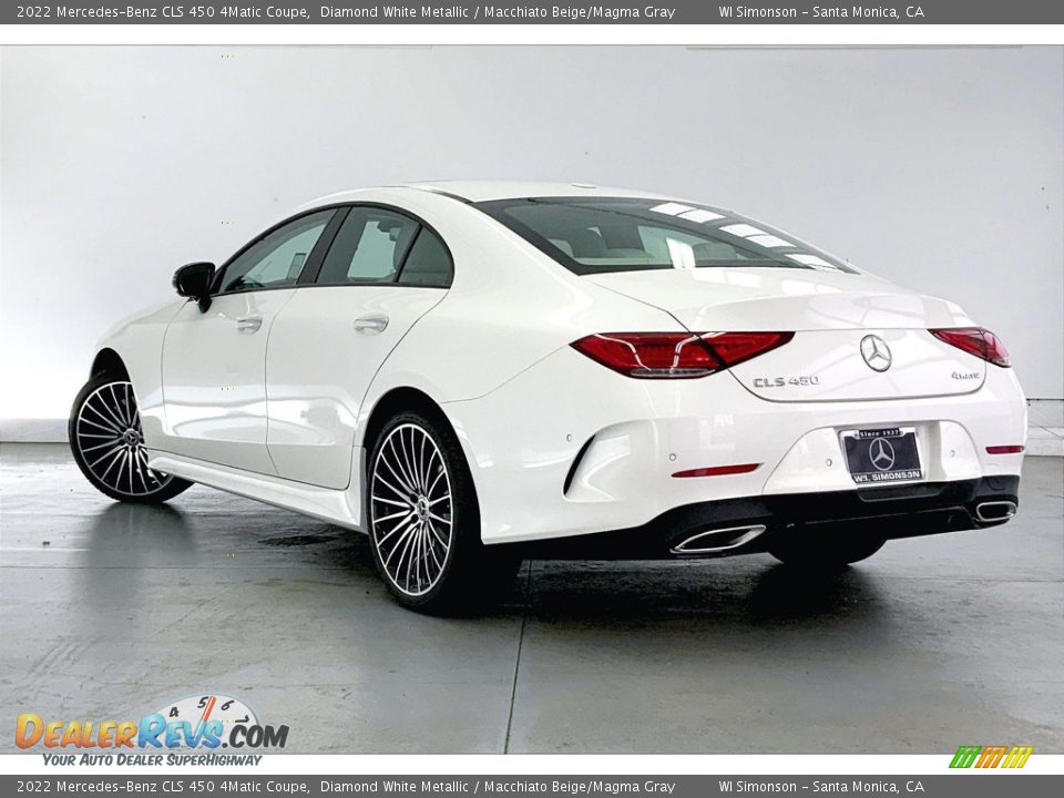 2022 Mercedes-Benz CLS 450 4Matic Coupe Diamond White Metallic / Macchiato Beige/Magma Gray Photo #2