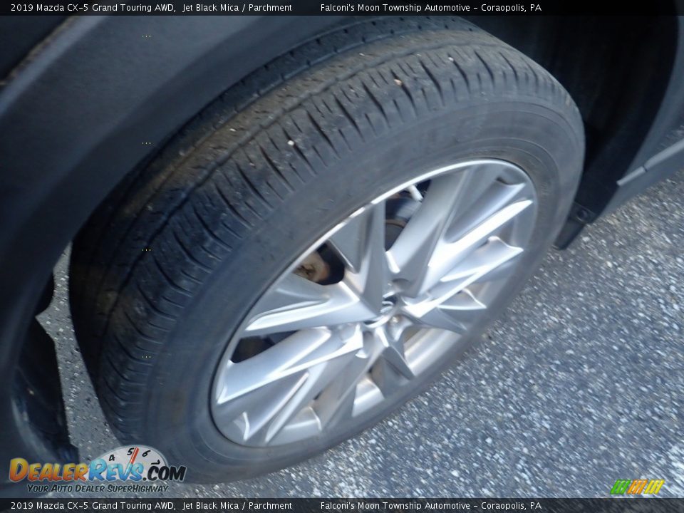 2019 Mazda CX-5 Grand Touring AWD Jet Black Mica / Parchment Photo #5