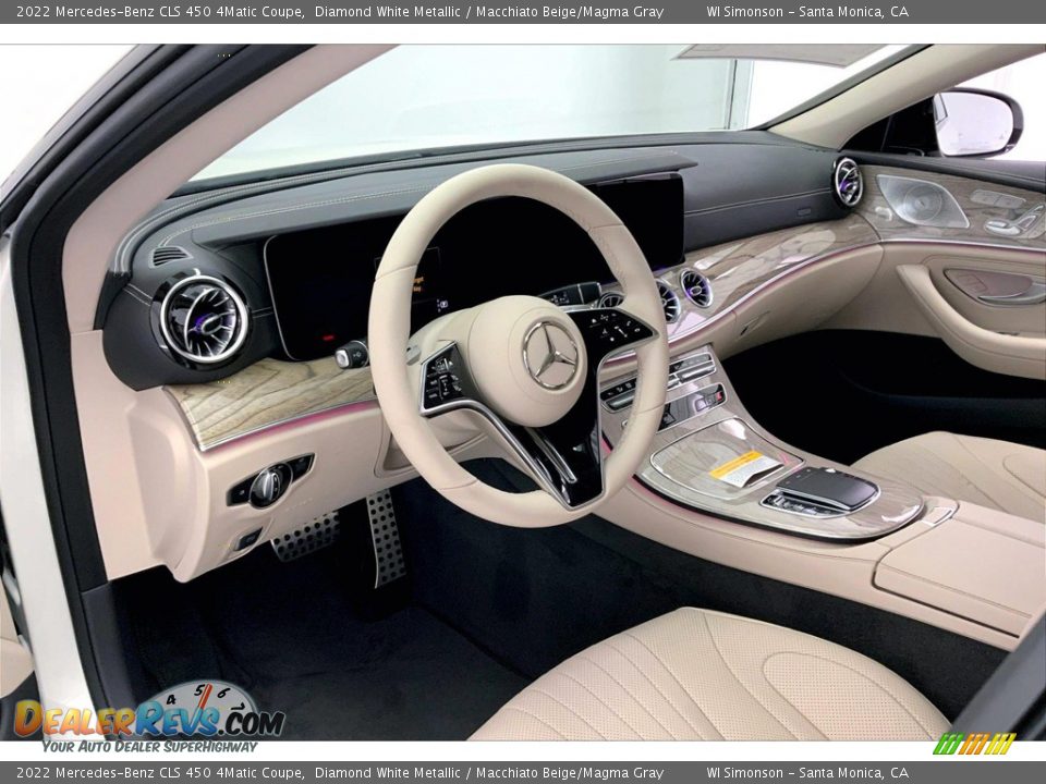 2022 Mercedes-Benz CLS 450 4Matic Coupe Diamond White Metallic / Macchiato Beige/Magma Gray Photo #4