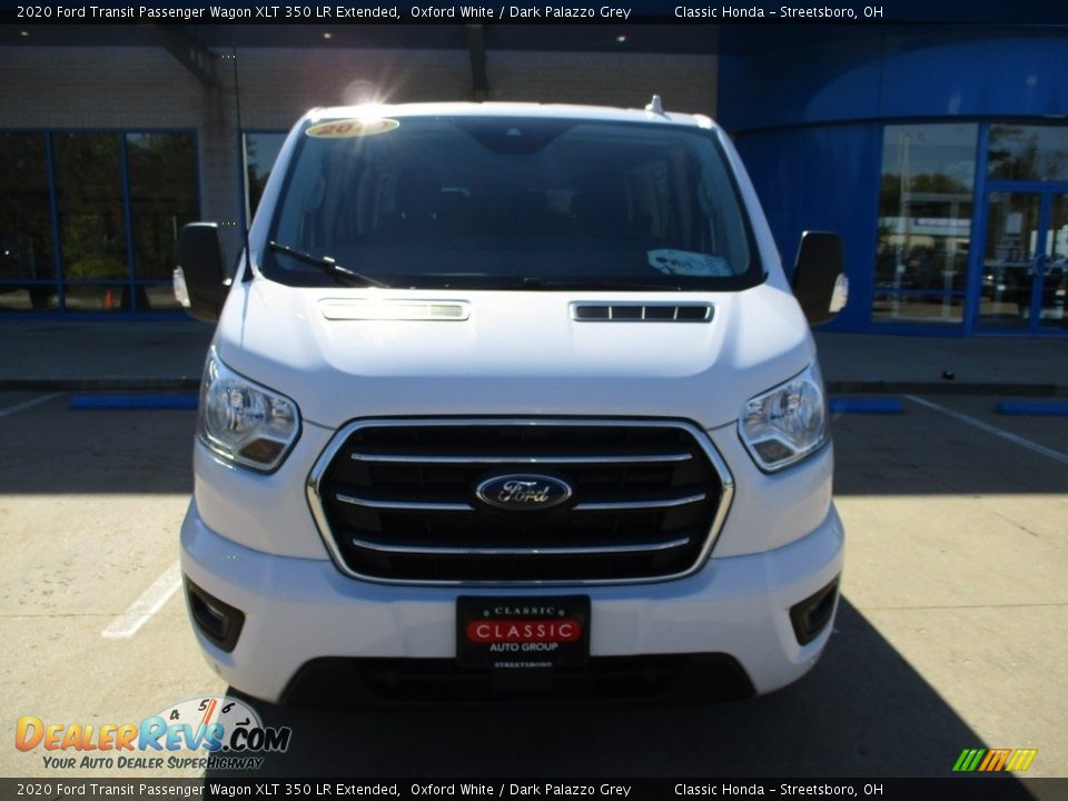 2020 Ford Transit Passenger Wagon XLT 350 LR Extended Oxford White / Dark Palazzo Grey Photo #2