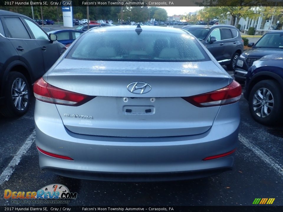 2017 Hyundai Elantra SE Gray / Gray Photo #3
