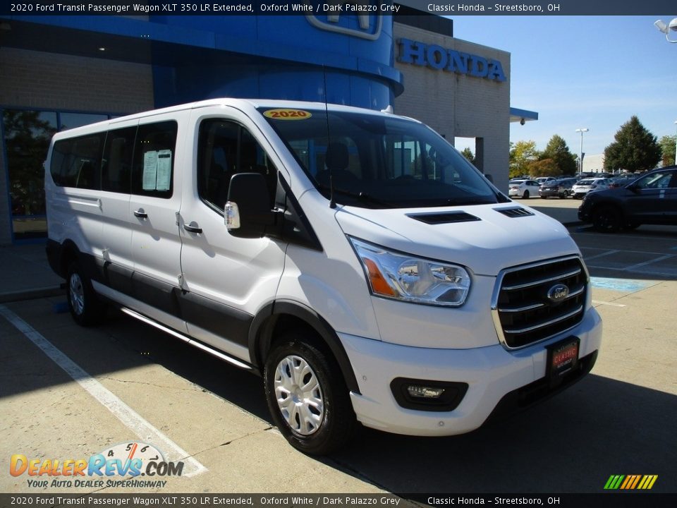 Front 3/4 View of 2020 Ford Transit Passenger Wagon XLT 350 LR Extended Photo #3