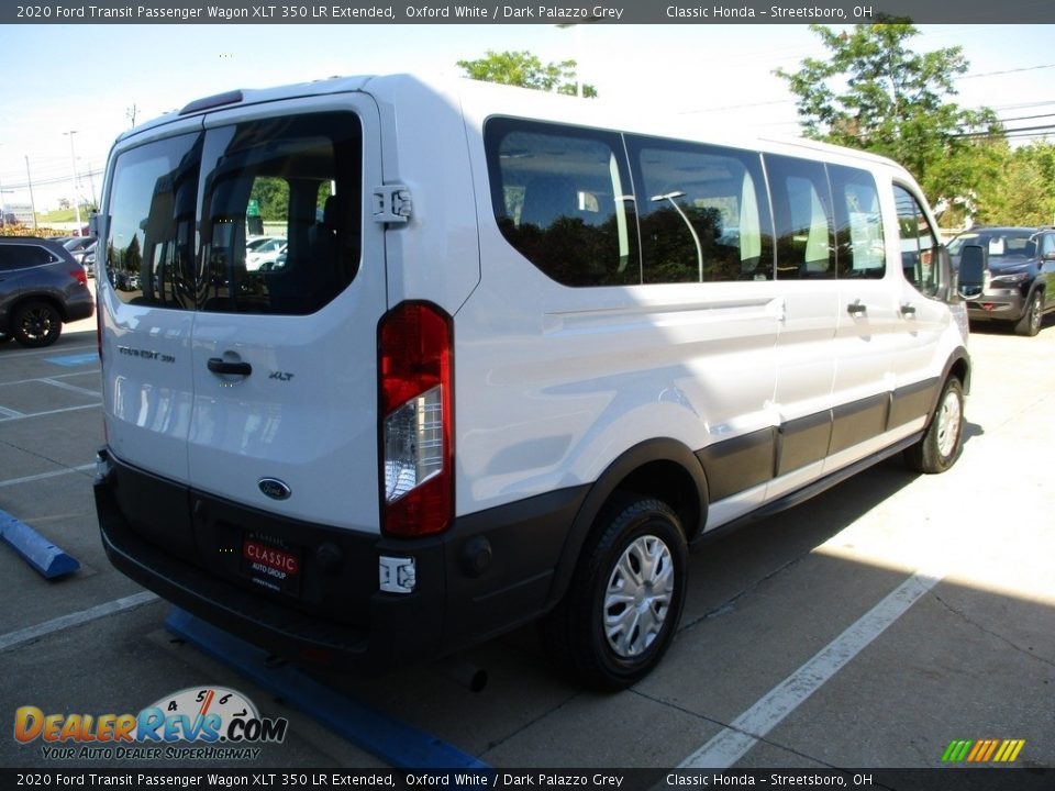 2020 Ford Transit Passenger Wagon XLT 350 LR Extended Oxford White / Dark Palazzo Grey Photo #7